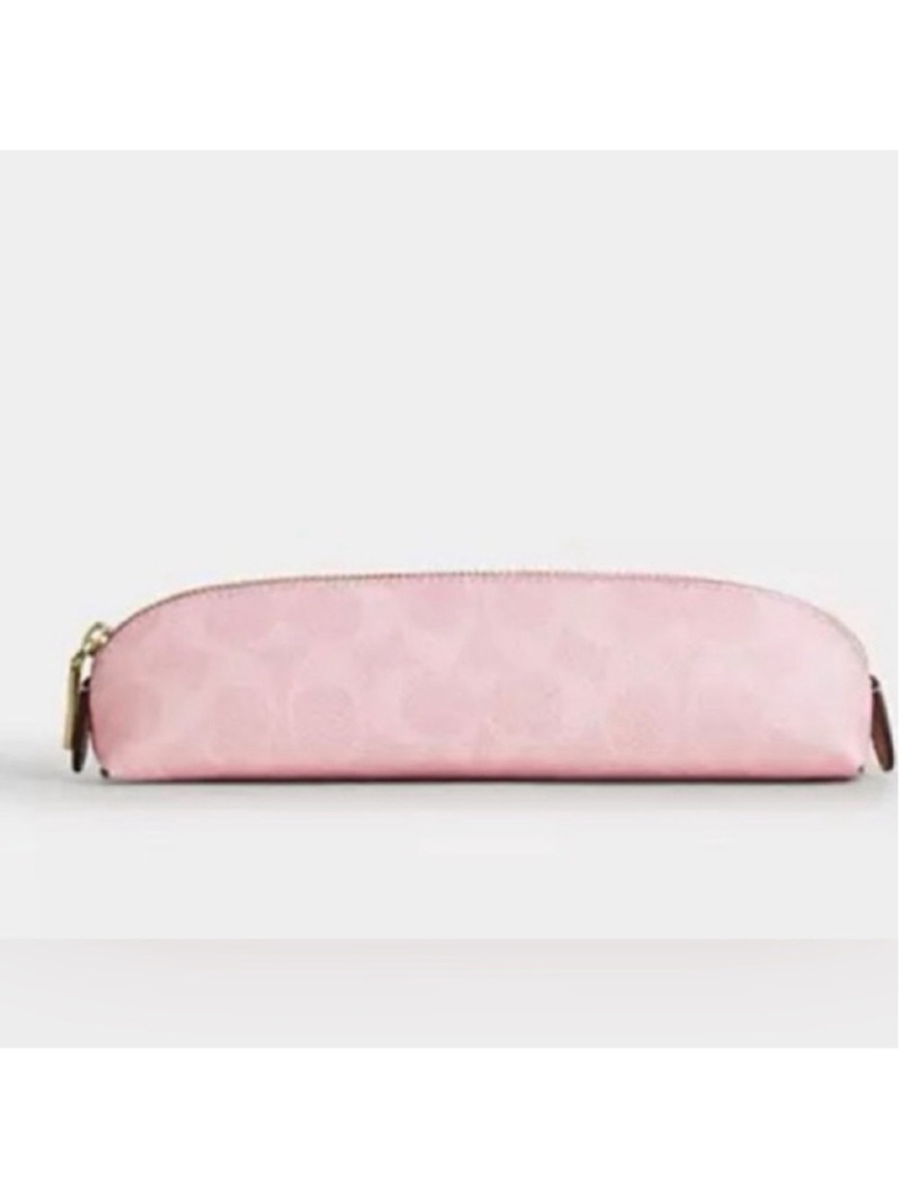 NEW Authentic Coach Notebook + Pencil Case In Powder Pink Signature Canvas NWT - Picture 9 of 14